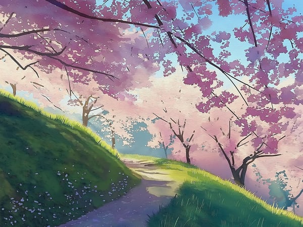 Cherry Blossom / Japanese Cherry / Prunus Serrulata